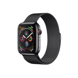 Refurbished Apple Watch Series 4 (GPS+Cellular)Space Black Stainless Steel Case with Space Black Milanese Loop 40mm