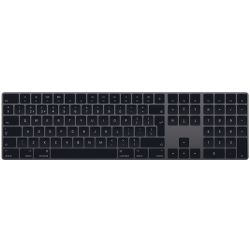 Refurbished Apple MRMH2B Magic Wireless Keyboard with Numeric Keypad British English (Space Grey), A