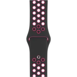 Refurbished Nike Sport Band STRAP ONLY, Black/Pink Blast, 40mm, B