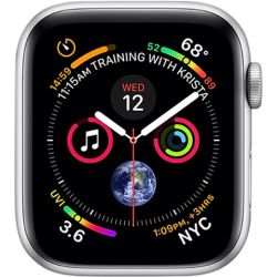 Refurbished Watch Series 4 (Cellular) FACE ONLY, Silver Aluminium, 44mm, A
