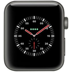 Refurbished Apple Watch EDITION Series 3 (Cellular) FACE ONLY, Grey Ceramic , 42mm, A