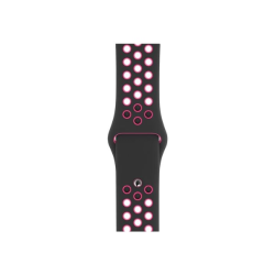 Refurbished Nike Sport Band STRAP ONLY, Black/Pink Blast, 40mm, C