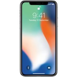 Refurbished Apple iPhone X 64GB Silver, Unlocked B