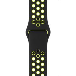 Refurbished Watch Series 2 Nike+  Sport Band STRAP ONLY, Black / Volt, 38mm, A