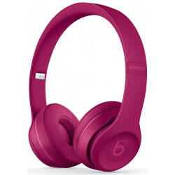 Refurbished Beats Solo3 Wireless On-Ear Headphones - Brick Red, B