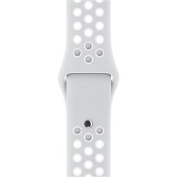 Refurbished Nike Sport Band STRAP ONLY, Pure Platinum/White, 42mm/44mm, B