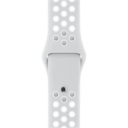 Refurbished Nike Sport Band STRAP ONLY, Pure Platinum/White, 42mm/44mm, B