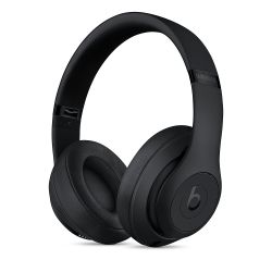 Refurbished Beats Studio3 Wireless Over‑Ear Headphones - Matt Black, A