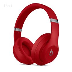 Refurbished Beats Studio 3 Wireless Red Over Ear Headphones, B