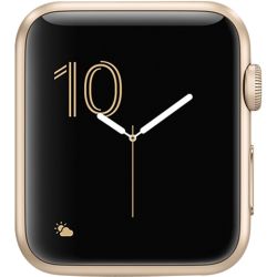 Refurbished Apple Watch Series 2 (A1758) FACE ONLY, Gold Aluminium, 42mm, A