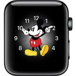 Refurbished Apple Watch Series 2 (A1758) FACE ONLY, Space Black Stainless Steel, 42mm, A