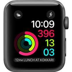 Refurbished Apple Watch Series 2 (A1758) FACE ONLY, Space Grey Aluminium, 42mm, A