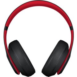 Refurbished Beats Studio 3 Wireless Headphones Over-Ear Defiant Black-Red, B