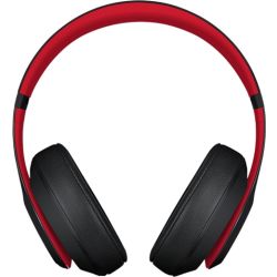 Refurbished Beats Studio 3 Wireless Headphones Over-Ear Defiant Black-Red, B