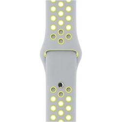 Refurbished Nike Sport Band STRAP ONLY, Silver/Volt, 38mm/40mm, B