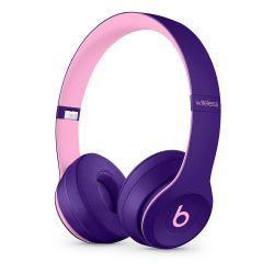 Refurbished Apple Beats Solo3 Wireless On-Ear Headphone - Pop Violet, B